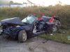 Unfall mit Straßenfahrzeugen, Verkehrshindernis